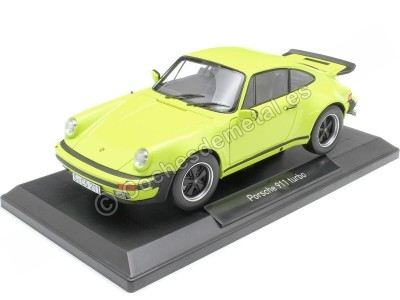 Cochesdemetal.es 1976 Porsche 911 (930) Turbo 3.0 Verde Lima 1:18 Norev 187666