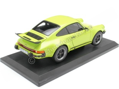 Cochesdemetal.es 1976 Porsche 911 (930) Turbo 3.0 Verde Lima 1:18 Norev 187666 2