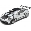 Cochesdemetal.es 2022 Porsche 911 GT3 RS con Pack Weissach GT Plateado/Negro 1:18 Norev 187366