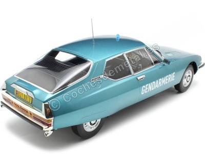 Cochesdemetal.es 1973 Citroen SM "Gendarmerie Nationale" Azul Brégançon 1:12 Norev 121703 2