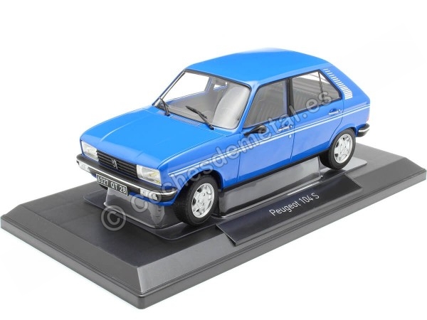 Cochesdemetal.es 1981 Peugeot 104 S Azul Ibis 1:18 Norev 184903