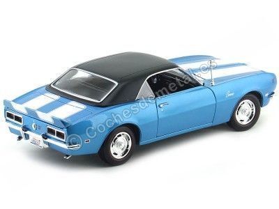 Cochesdemetal.es 1968 Chevrolet Camaro Z-28 Coupe Azul 1:18 Maisto 31685 2