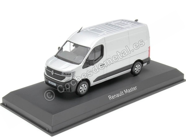 Cochesdemetal.es 2024 Renault Master E-Tech 100% Electric Plateado 1:43 Norev 518850