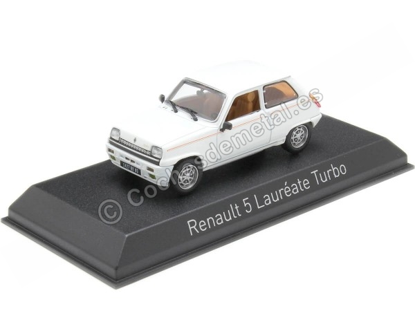 Cochesdemetal.es 1985 Renault 5 R5 Lauréate Turbo Blanco 1:43 Norev 510513