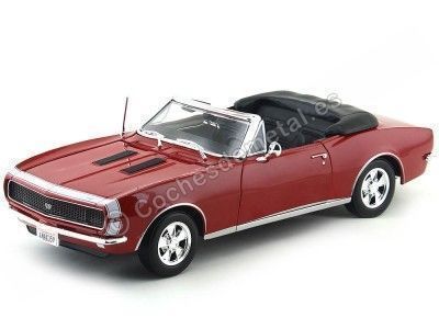 Cochesdemetal.es 1967 Chevrolet Camaro SS 396 Convertible Rojo 1:18 Food 31684