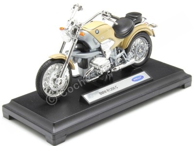 Cochesdemetal.es 2012 BMW R1200 C Beige 1:18 Welly 19677