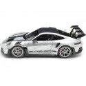 Cochesdemetal.es 2022 Porsche 911 GT3 RS con Pack Weissach GT Plateado/Negro 1:18 Norev 187366