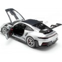 Cochesdemetal.es 2022 Porsche 911 GT3 RS con Pack Weissach GT Plateado/Negro 1:18 Norev 187366