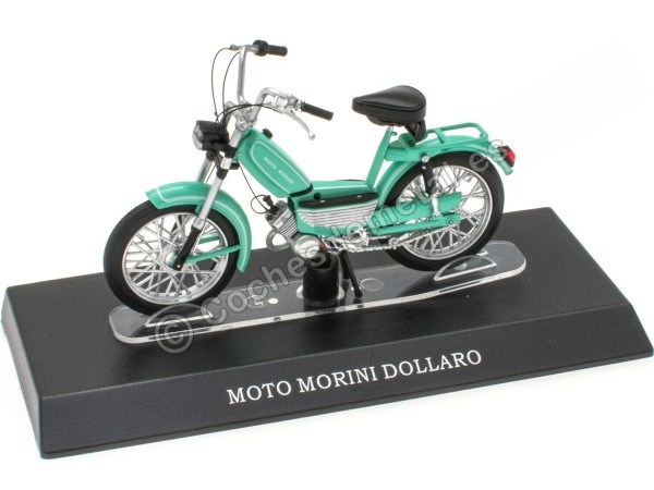 Cochesdemetal.es 1980 Moto Morini Dollaro Verde Menta "Passione Motorini" 1:18 Editorial Salvat MOTO07