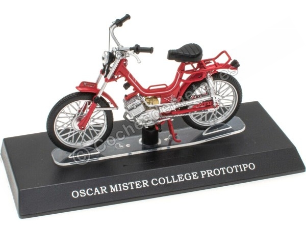 Cochesdemetal.es 1980 Oscar Mister College Prototipo Rojo "Passione Motorini" 1:18 Editorial Salvat MOTO10