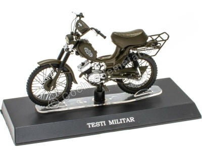 Cochesdemetal.es 1980 Testi Militar Verde Militar "Passione Motorini" 1:18 Editorial Salvat MOTO19 2