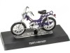 Cochesdemetal.es 1971 Púrpura Cricket "Passion Motorini" Textes 1:18 éditorial Salvat Moto25