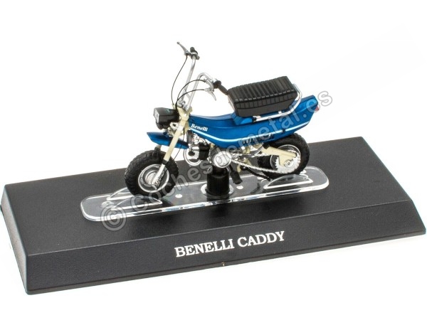 Cochesdemetal.es 1975 Benelli Caddy 50 Azul/Blanco "Passione Motorini" 1:18 Editorial Salvat MOTO26