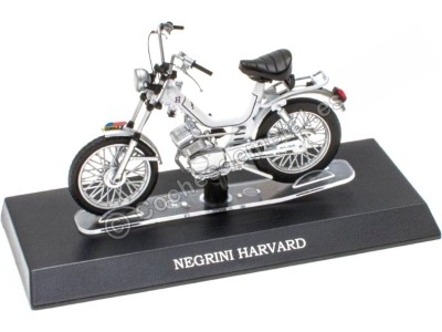 Cochesdemetal.es 1976 Negrini Harvard Blanco "Passione Motorini" 1:18 Editorial Salvat MOTO30