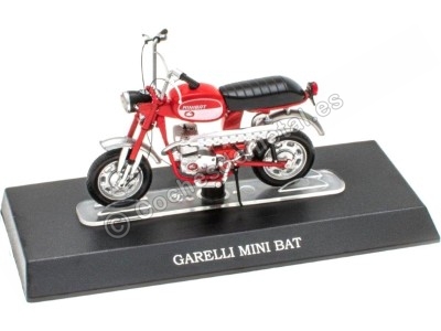 Cochesdemetal.es 1974 Garelli Mini Bat Rojo/Plateado "Passione Motorini" 1:18 Editorial Salvat MOTO31