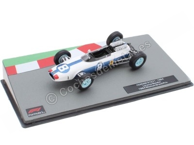 Cochesdemetal.es 1964 Ferrari 512 F1 Nº 8 Lorenzo Bandini Decoración GP de Mexico 1:43 Editorial Salvat ABF1M048A