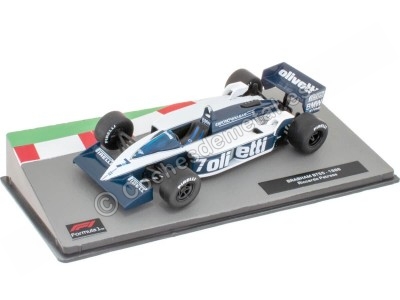 Cochesdemetal.es 1986 Brabham BT55 Nº7 Riccardo Patrese 1:43 Editorial Salvat ABF1M110A