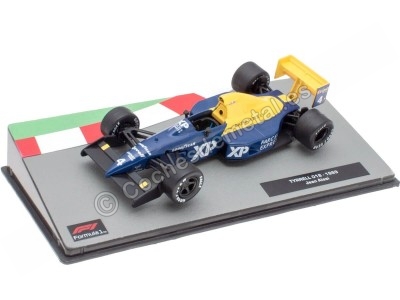 Cochesdemetal.es 1989 Tyrrell 018 Nº 4 Jean Alesi 1:43 Editorial Salvat ABF1M115A 2