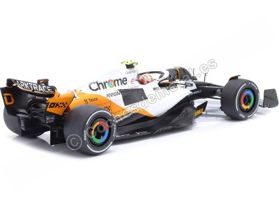 Cochesdemetal.es 2023 McLaren MCL60 Nº4 Lando Norris GP F1 Mónaco 1:18 Solido S1811203 2