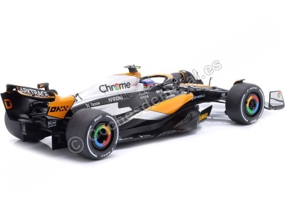 Cochesdemetal.es 2023 McLaren MCL60 Nº81 Oscar Piastri GP F1 Gran Bretaña 1:18 Solido S1811202 2