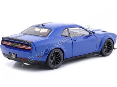 Cochesdemetal.es 2023 Dodge Challenger RT Scat Pack Widebody Azul Eléctrico 1:18 Solido S1805710 2