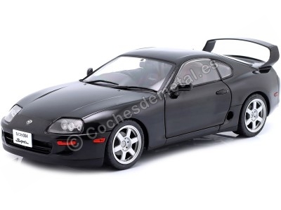 Cochesdemetal.es 1993 Toyota Supra MK4 (A80) Negro Astral 1:18 Solido S1807606