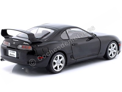 Cochesdemetal.es 1993 Toyota Supra MK4 (A80) Negro Astral 1:18 Solido S1807606 2