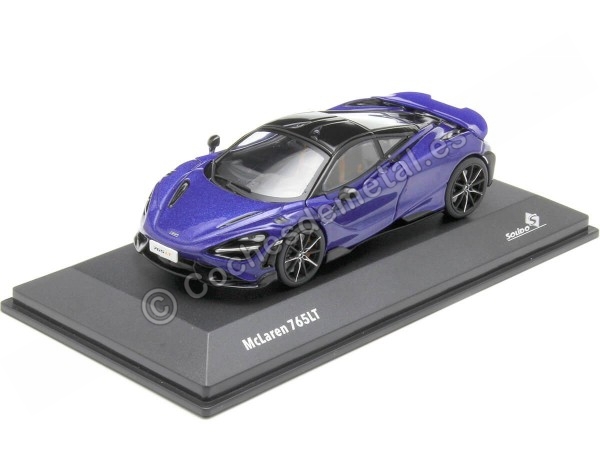 Cochesdemetal.es 2020 McLaren 765 LT V8-Biturbo Púrpura Lantana 1:43 Solido S4311906