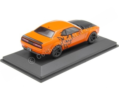 Cochesdemetal.es 2018 Dodge Challenger SRT Demon V8 6.2L Naranja Mango 1:43 Solido S4310306 2