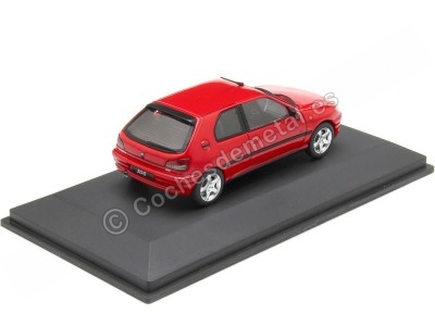 Cochesdemetal.es 2002 Peugeot 306 S16 16V 167hp Rojo Vallelunga 1:43 Solido S4311403 2