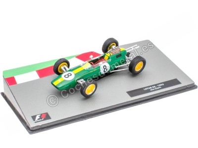 Cochesdemetal.es 1963 Lotus 25 Nº8 Jim Clark Ganador GP F1 Bélgica y Campeón del Mundo 1:43 Editorial Salvat ABF1M029A 2