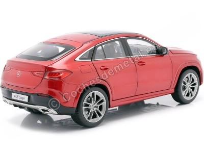 Cochesdemetal.es 2023 Mercedes-Benz GLE Coupe (C167) Rojo Jacinto Metalizado Diseño 1:18 Dealer Edition B66960822 2