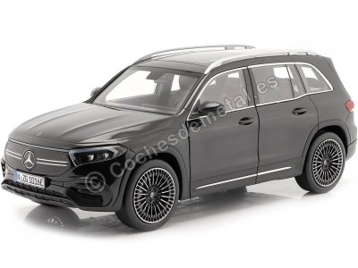 Cochesdemetal.es 2021 Mercedes-Benz EQB Negro Cosmos Metalizado 1:18 Dealer Edition PM10160051