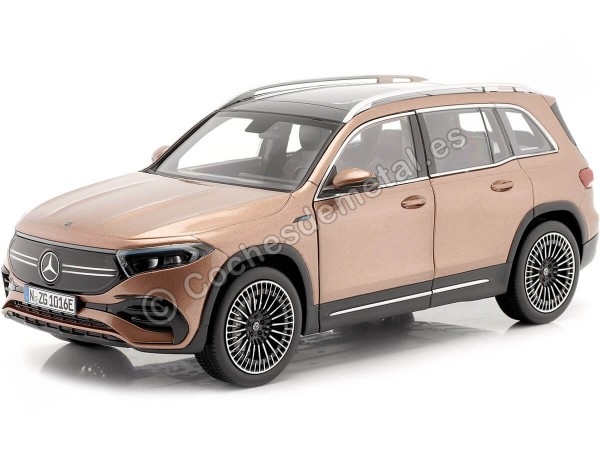 Cochesdemetal.es 2021 Mercedes-Benz EQB Oro Rosa Metalizado 1:18 Dealer Edition PM10160061