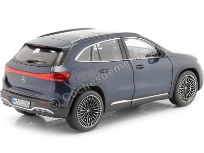 Cochesdemetal.es 2021 Mercedes-Benz EQA Azul Denim Metalizado 1:18 Dealer Edition PM10150021 2