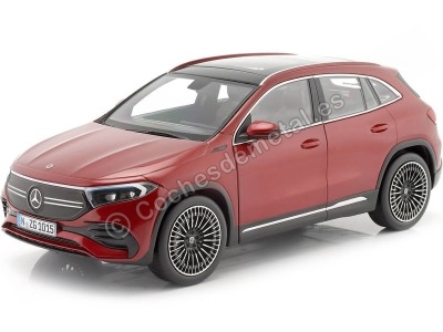 Cochesdemetal.es 2021 Mercedes-Benz EQA Rojo Patagonia 1:18 Dealer Edition PM10150011