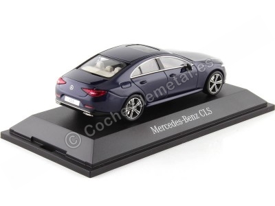 Cochesdemetal.es 2018 Mercedes-Benz CLS (C257) Azul Metalizado Cavansite 1:43 Dealer Edition B66960543 2