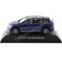 Cochesdemetal.es 2022 Mercedes-Benz Eqs SUV (x296) Ligne d'art électrique Azul Sodalite 1:43 Édition de concessionnaire