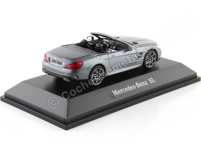 Cochesdemetal.es 2016 Mercedes-Benz SL Convertible (R231) Gris Selenite 1:43 Dealer Edition B66960532 2