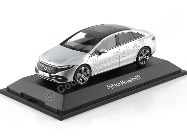 Cochesdemetal.es 2022 Mercedes-Benz Eqs (V297) PlatEado Hightech 1:43 Édition du concessionnaire B66960572