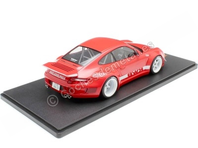 Cochesdemetal.es 2023 Porsche 911 (997) RWB Rauh-Welt Rojo/Blanco 1:18 IXO Models 18CMC168.22 2