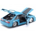 Cochesdemetal.es 1989 Ford Mustang GT Fast & Furious "Fast X" Azul / Negro 1:24 Jada Toys 34922 253203098