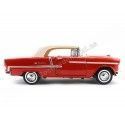 Cochesdemetal.es 1955 Chevrolet Bel Air Convertible Rojo 1:18 Motor Max 73184