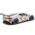 Cochesdemetal.es 2020 Chevrolet Corvette C8.R 6.2L V8 Nº4 Presentation Car Plateado/Amarillo 1:24 Bburago 18-28024