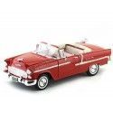 Cochesdemetal.es 1955 Chevrolet Bel Air Convertible Rojo 1:18 Motor Max 73184