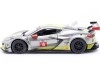 Cochesdemetal.es 2020 Chevrolet Corvette C8.R 6.2L V8 Nº4 Presentation Car Plateado/Amarillo 1:24 Bburago 18-28024