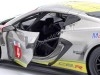 Cochesdemetal.es 2020 Chevrolet Corvette C8.R 6.2L V8 Nº4 Presentation Car Plateado/Amarillo 1:24 Bburago 18-28024