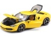 Cochesdemetal.es 2021 Ferrari 296 GTB Hybrid 830HP V6 Amarillo 1:18 Bburago 16018