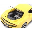 Cochesdemetal.es 2021 Ferrari 296 GTB Hybrid 830HP V6 Amarillo 1:18 Bburago 16018