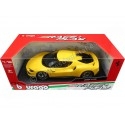 Cochesdemetal.es 2021 Ferrari 296 GTB Hybrid 830HP V6 Amarillo 1:18 Bburago 16018